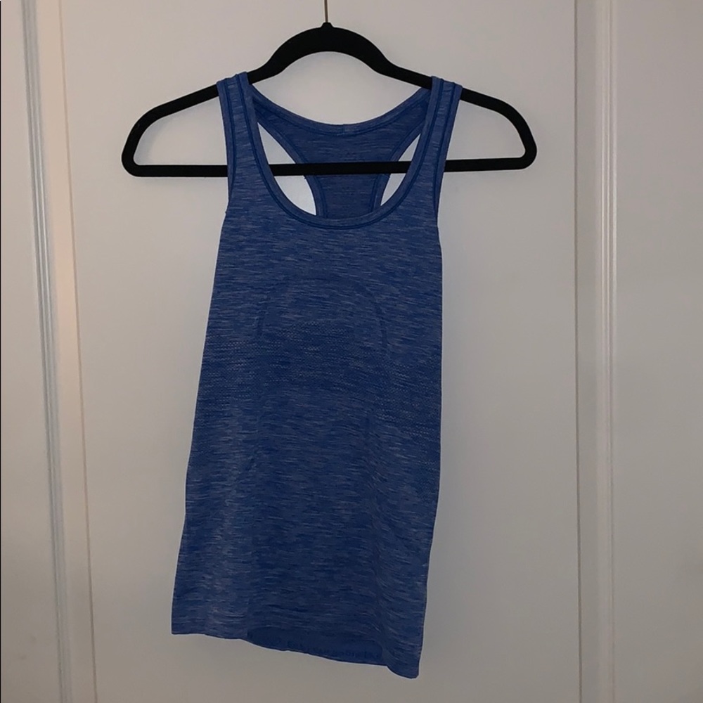 Blue Lululemon tank
